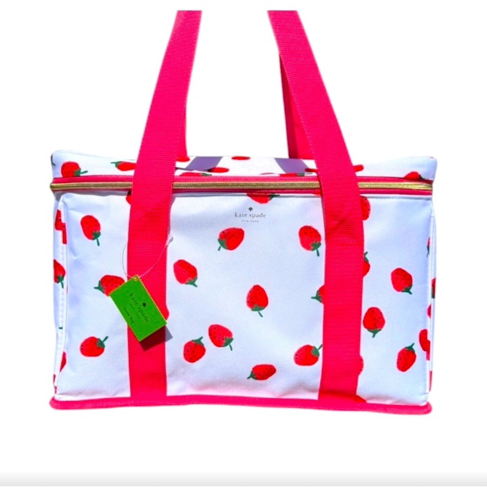 Kate Spade New York Cooler Bag Strawberries Large Insulated Tote